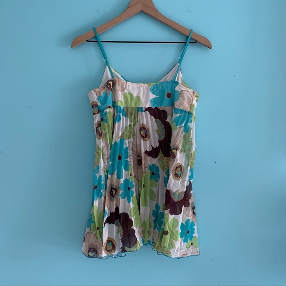 John Zack ASOS Floral Chiffon Camisole Babydoll Top 12 - Picture 5 of 9